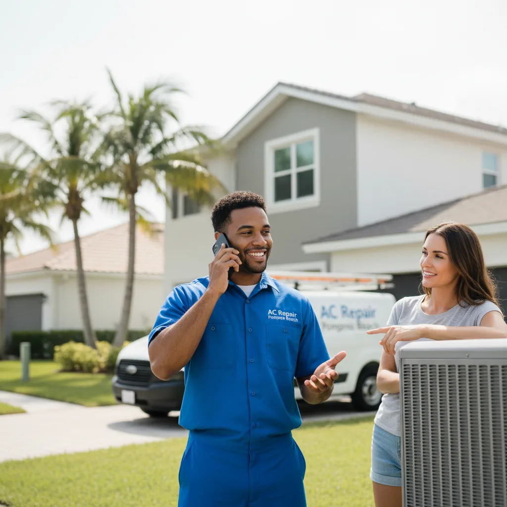 AC Repair Pompano Beach customer support in New Baden